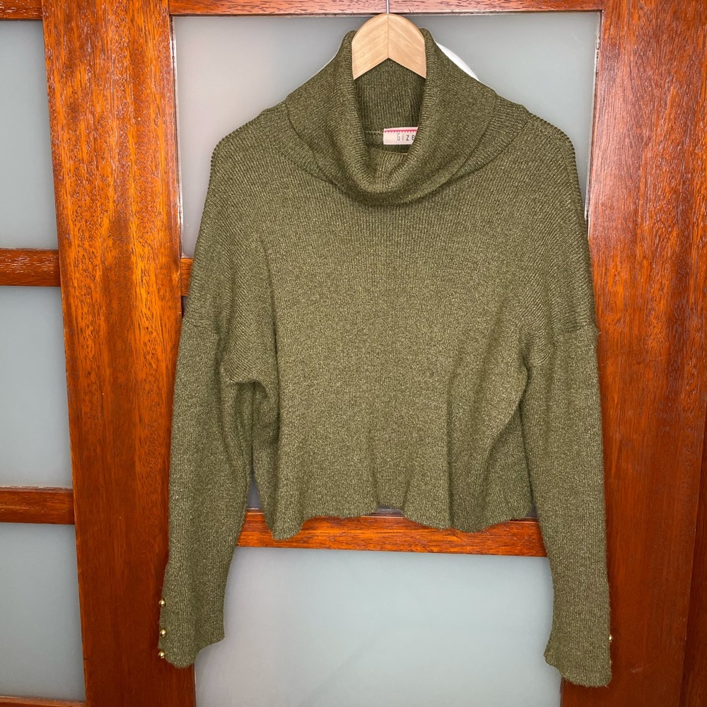 Wool Army Green Sweater (Like New)